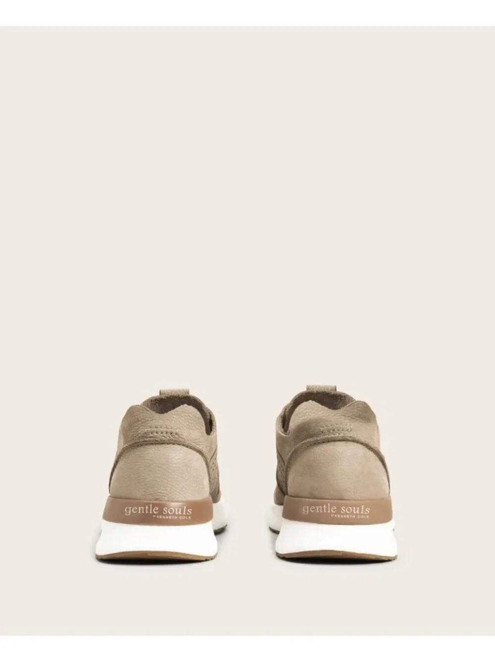 Kenneth Cole Mens Gentle Souls Laurence Jogger Sneaker Mushroom Size 11 Defected